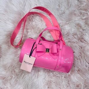 Juicy Couture Pink barrel bag Bow Accent Women's Bag